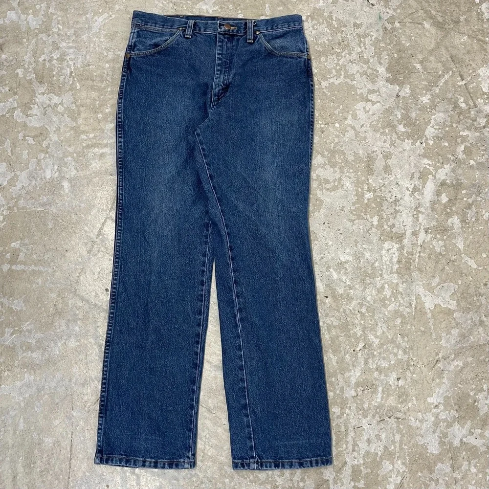 Wrangler Jeans 33x30 Blue Pants Slim 936 Cowboy Western Denim Work Fits 31x30